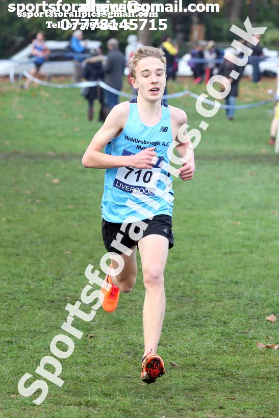 Mens under-17 British Athletics Liverpool Cross Challenge, Sefton Park, Liverpool. Photo:  David T. Hewitson/Sports for All Pics